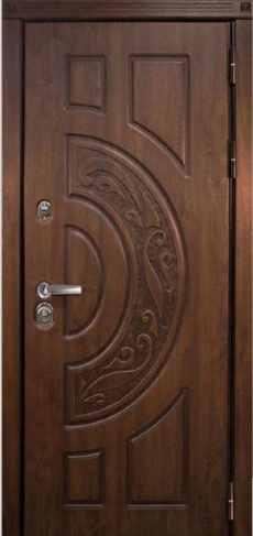Входная дверь в квартиру под заказ №207 — вид изнутри