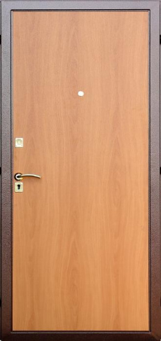 Входная дверь с декоративной панелью №363 — вид изнутри